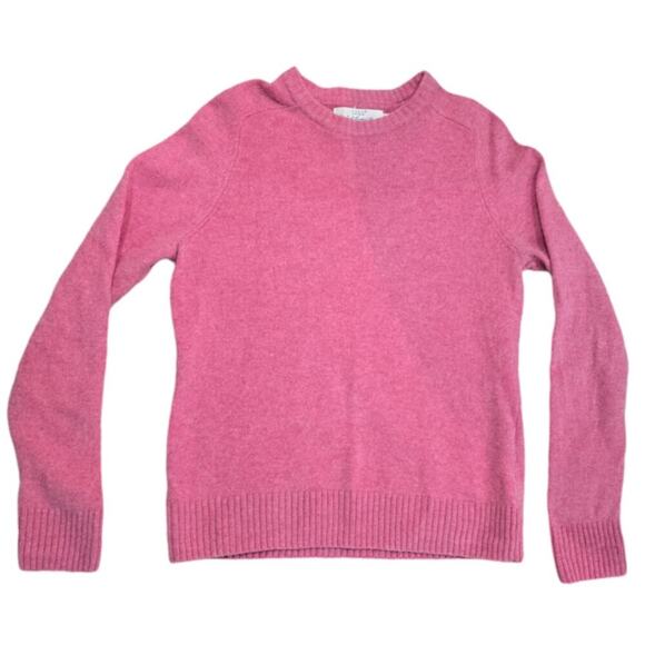 H & M Label of Graded Goods Sweater Bubblegum Pink Crew Neck Pullover - Picture 4 of 7